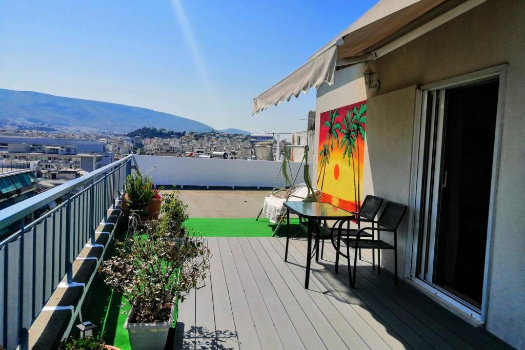 Rooftop Studio, Acropolis View! Атина Екстериор снимка
