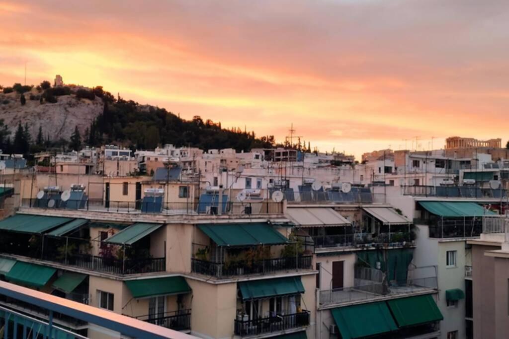 Rooftop Studio, Acropolis View! Атина Екстериор снимка
